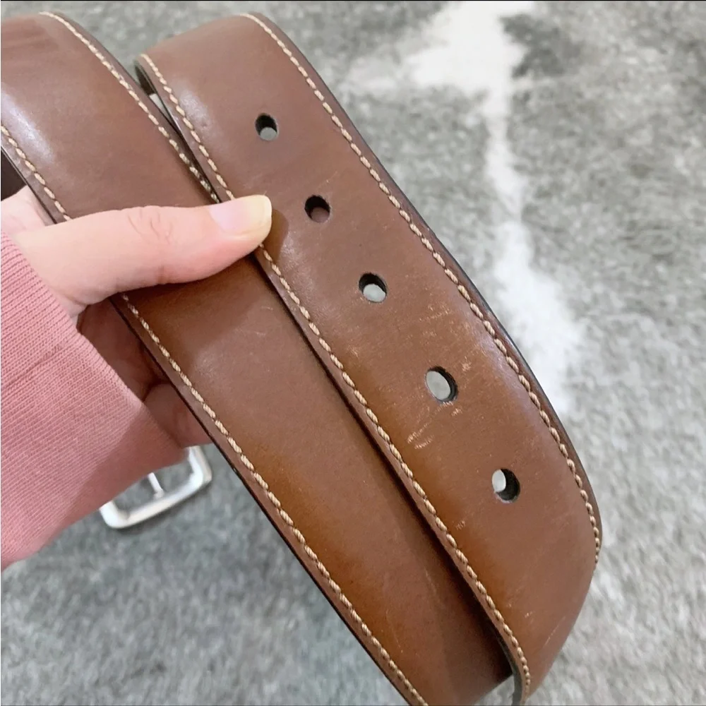 Fossil Aiden Leather Belt 42
